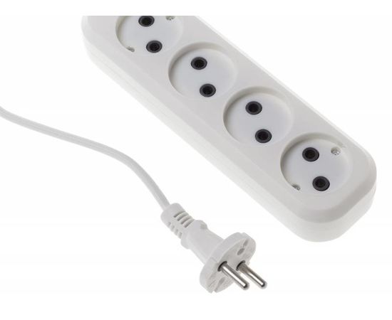  Сетевой удлинитель Buro BU-PSL4.5/W 5м (4 розетки) белый 