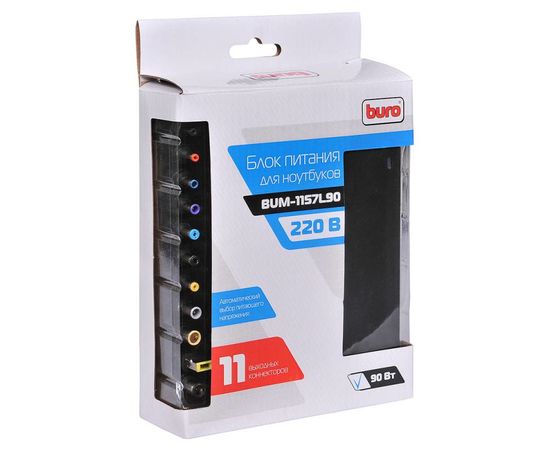  БП Buro BUM-1157L90 автоматический 90W 18.5V-20V 11-connectors 4.62A от бытовой электросети 