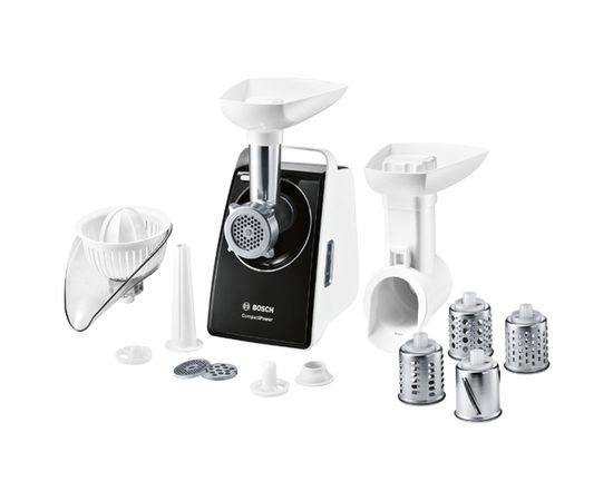  Мясорубка Bosch MFW3850B 1800Вт белый/черный 