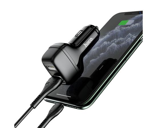  АЗУ HOCO Z36 Leader 2USB (черный) 