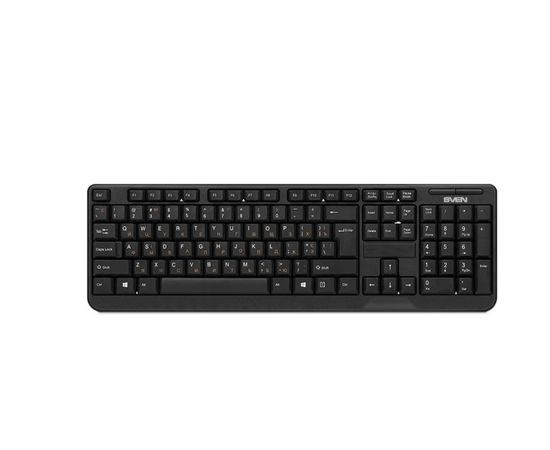 Клавиатура + мышь SVEN Comfort 3300, SV-03103300WB 