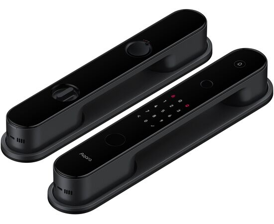  Умный замок Aqara D100 Zigbee (ZNMS20LM) врезной разбл.отпеч.паль. 2480mAh черный 