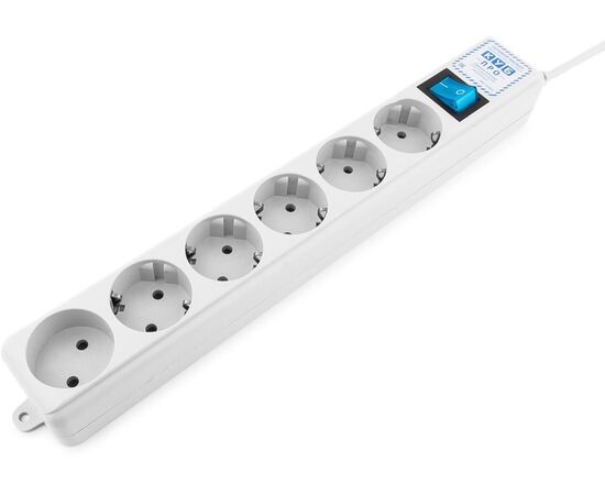  Сетевой фильтр Power Cube (SPL(5+1)-16B-P-3М-White) 3м 6 розеток белый 