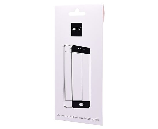  Защитное стекло Full Screen Activ Clean Line 3D для "Samsung SM-A600 Galaxy A6 2018" (black)(101424) 
