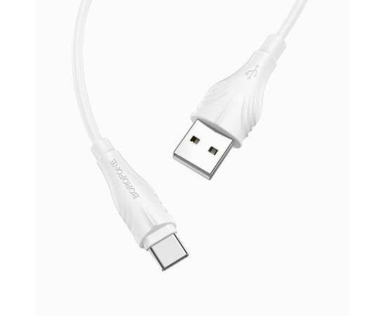  Кабель USB - Type-C Borofone BX18 Optimal, 100 см, (white) 