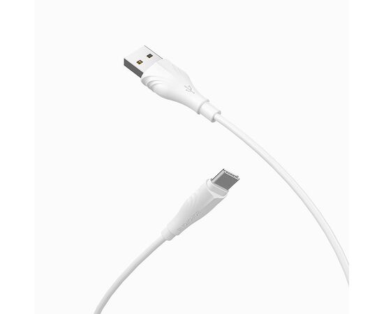  Кабель USB - Type-C Borofone BX18 Optimal, 100 см, (white) 