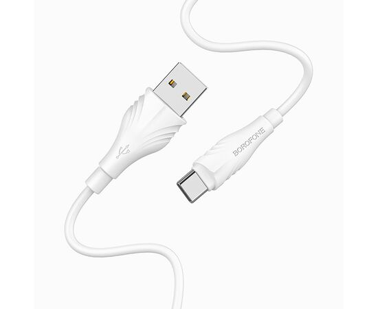  Кабель USB - Type-C Borofone BX18 Optimal, 100 см, (white) 