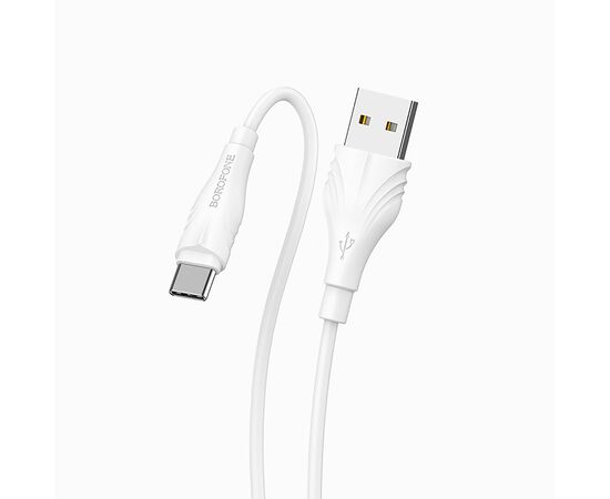  Кабель USB - Type-C Borofone BX18 Optimal, 100 см, (white) 