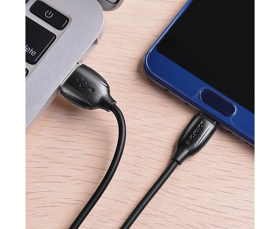  Кабель USB - Type-C Borofone BX19 Benefit (black) 