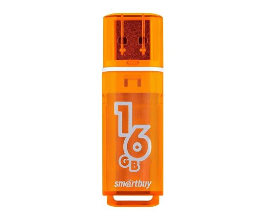  Флэш накопитель USB 16 Гб Smart Buy Glossy (orange) 