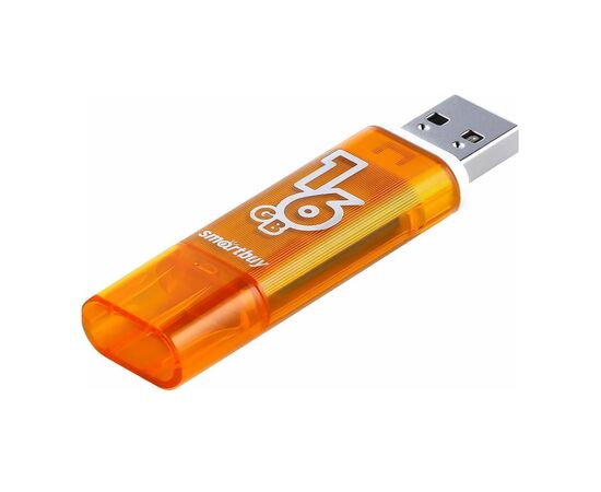  Флэш накопитель USB 16 Гб Smart Buy Glossy (orange) 