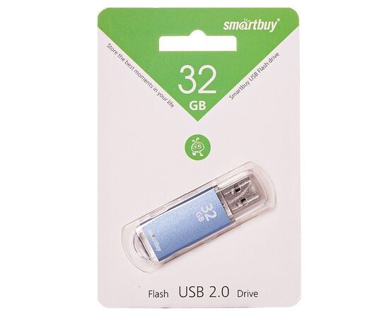  Флэш накопитель USB 32 Гб Smart Buy V-Cut (blue) (blue) 