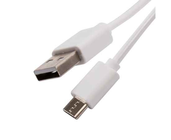  Дата-Кабель Red Line Spiral USB - Micro USB, белый 