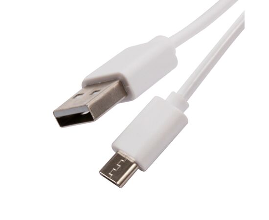  Дата-Кабель Red Line Spiral USB - Micro USB, белый 