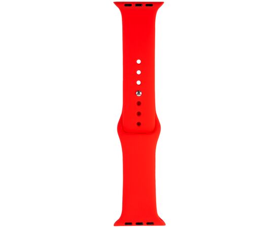  Ремешок силиконовый для Apple Watch – 38/40 mm (S3/S4/S5/SE/S6), красный 