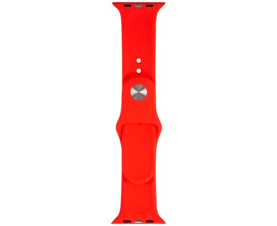  Ремешок силиконовый для Apple Watch – 38/40 mm (S3/S4/S5/SE/S6), красный 