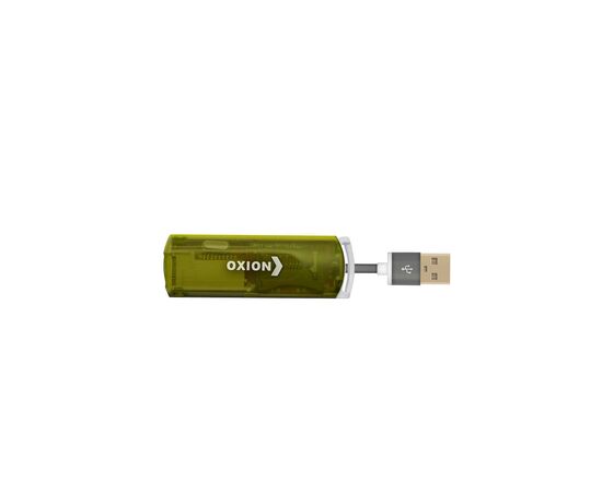  Картридер OXION. Поддержка формата: SD, MicroSD, MS, M2. Модель OCR004GR, Зеленый 