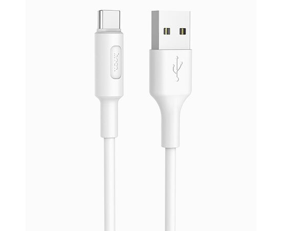  Кабель USB - Type-C Hoco X25 Soarer (100 см) 2А (white) (92783) 
