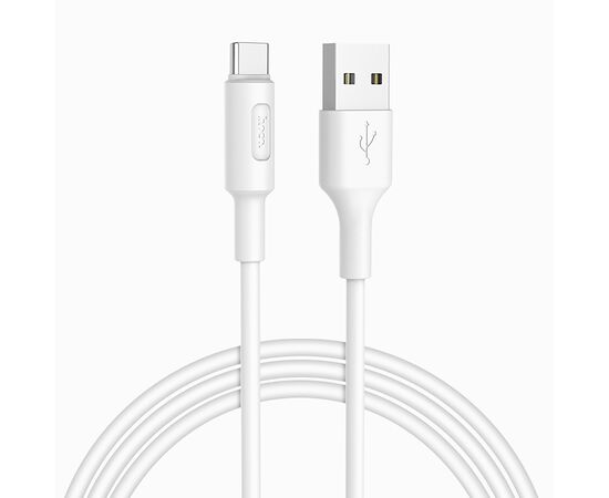  Кабель USB - Type-C Hoco X25 Soarer (100 см) 2А (white) (92783) 