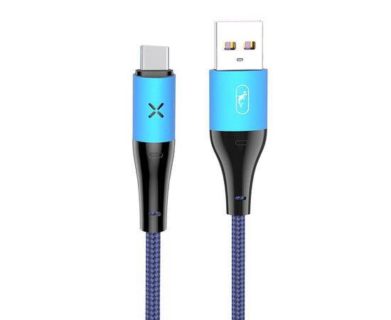  Кабель USB - Type-C SKYDOLPHIN S49T 3А (blue) (206508) 