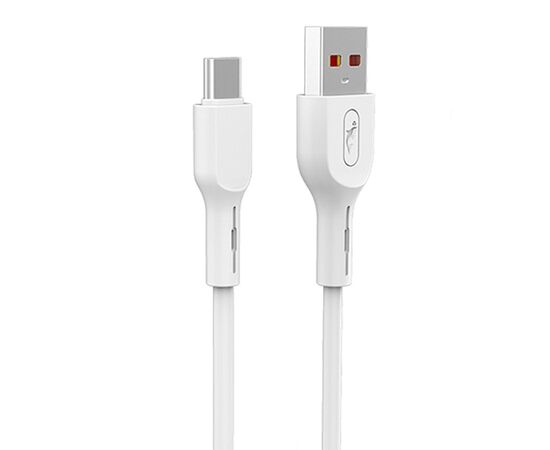  Кабель USB - Type-C SKYDOLPHIN S58T 2,4А (white) (206499) 