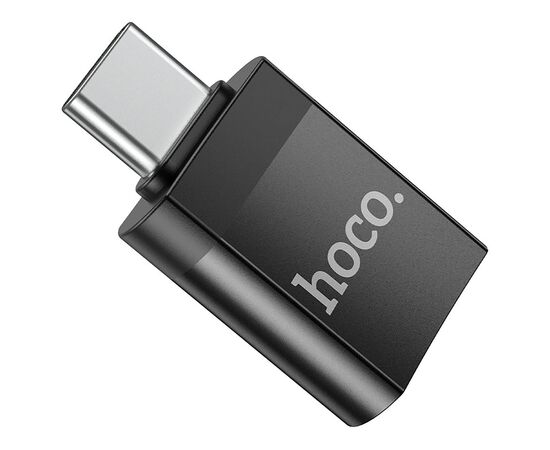  Адаптер Hoco OTG UA17 Type-C - USB3.0 (black) (213923) 