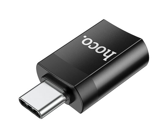  Адаптер Hoco OTG UA17 Type-C - USB3.0 (black) (213923) 