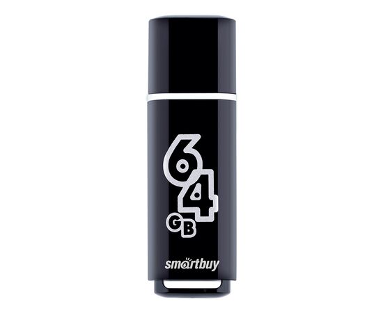  USB  64GB  Smart Buy  Glossy  чёрный 