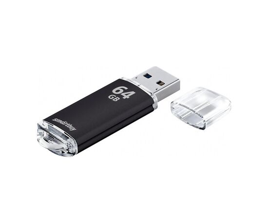  Флэш накопитель USB 64 Гб Smart Buy V-Cut 3.0 (black) 