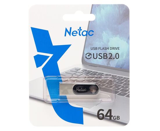  Флэш накопитель USB 64 Гб Netac U278 (black/silver) (210728) 