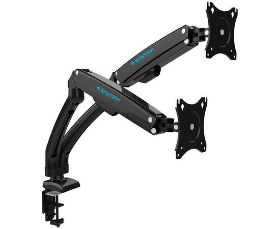  Кронштейн для мониторов ЖК Kromax OFFICE-9 черный 15"-32" макс.16кг настольный поворот и наклон верт.перемещ. 