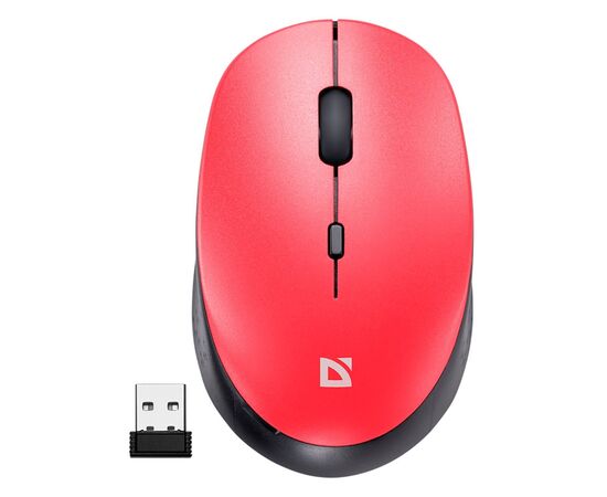  Мышь оптическая беспроводная Defender Prime MB-053  (red) (220442) 
