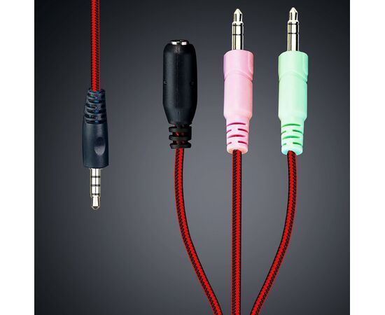  Компьютерная гарнитура игровая Smart Buy SBHG-2200 RUSH VIPER (black/red) () 