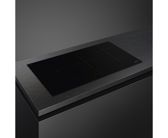  Варочная панель SMEG SI1M4954D индукционная 90см, Multizone, Ультранизкий профиль или вровень со столешницей, черный 