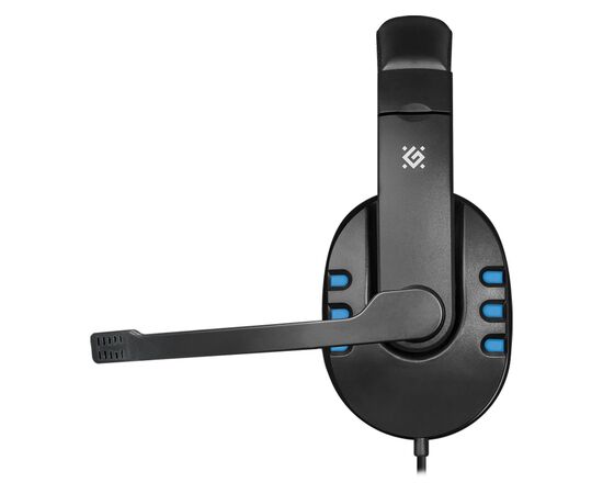  Компьютерная гарнитура Defender G-160 Warhead, игровая (black/blue) (220429) 