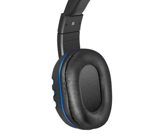  Компьютерная гарнитура Defender G-160 Warhead, игровая (black/blue) (220429) 