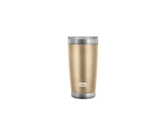  Термокружка LARA LR04-25 <Gold> 560мл, двойные стенки, вакуум, сталь 