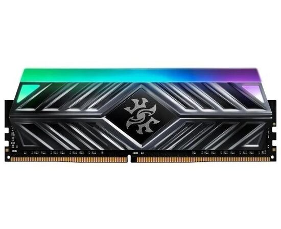  ОЗУ AData 16GB DDR4 3200 DIMM XPG Spectrix D41 RGB Grey Gaming Memory AX4U320016G16A-ST41 Non-ECC, CL16, 1.35V, Heat Shield, RTL 