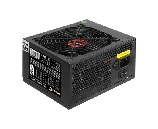  Блок питания ExeGate 450PPH-LT EX292150RUS 450W ATX, APFC, КПД 82% (80 PLUS), 12cm fan, 24pin, (4+4)pin, PCIe, 5xSATA, 3xIDE, RTL, black 