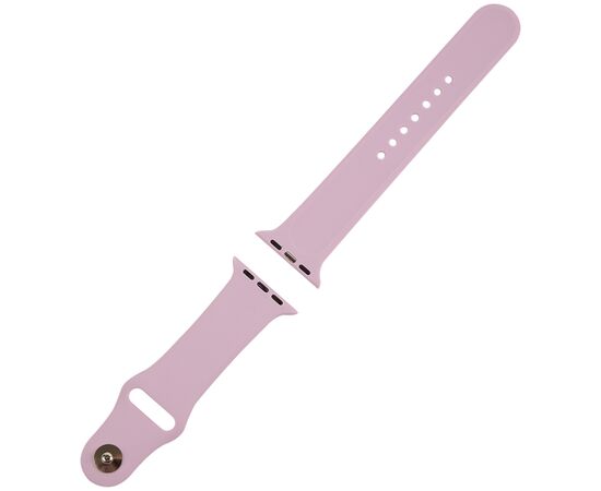  Ремешок силиконовый MB для Apple watch – 42-44 mm (S3/S4/S5 SE/S6), светло-фиолетовый 