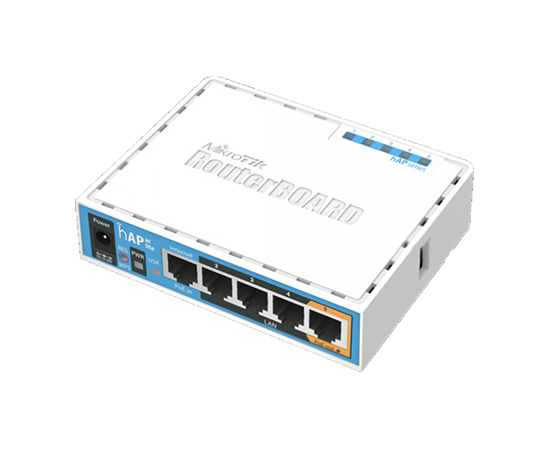  MikroTik RouterBOARD RB952Ui-5ac2nD (hAP ac Lite), Dual-Band Wi-Fi Роутер, 2.4/5GHz, 802.11a/b/g/n/ac, MIMO 2x2, 5xLAN, USB, поддержка 3G/4G модемов 