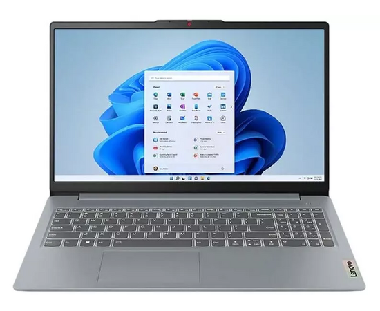 Ноутбук Lenovo IdeaPad Slim 3 15ABR8 (82XM0088RK) 15.6" FHD IPS 300N/Ryzen 5 7530U/8GB/SSD512GB/AMD Radeon/DOS/Arctic Grey 