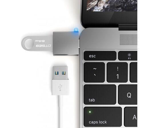  Адаптер Satechi ST-TCUAM Type-C USB Adapter Gunmetal 
