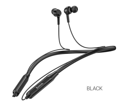  Наушники внутриканальные HOCO ES51 Era sports, Bluetooth, 90 см, 130 мАч, цвет: чёрный (1/100) 