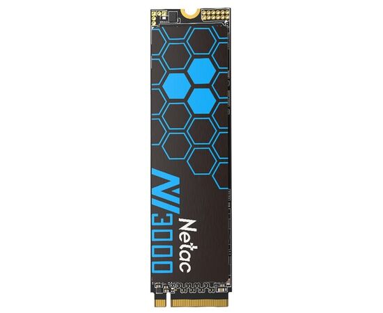  Внутренний SSD  Netac 2TB  NV3000, PCIe x4, R/W - 3500/2100 MB/s, (M.2), 2280, TLC 3D NAND, with heat sink & RGB 