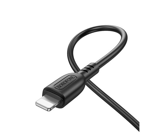  Кабель Type-C - Apple lightning Borofone BX91 PD 20W 100см  (black) (217405) 