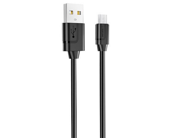  Кабель USB BOROFONE BX55 Harmony USB - MicroUSB, 2.4А, 1 м, черный 