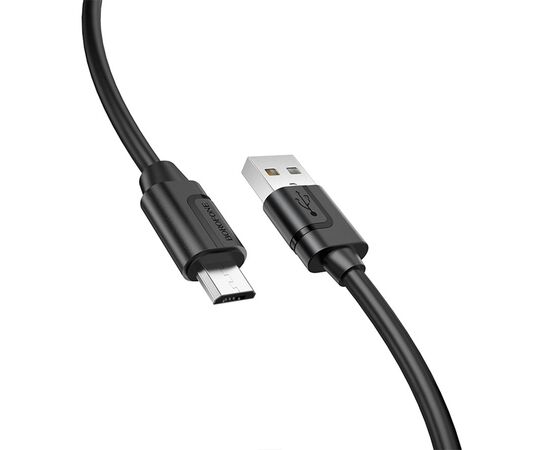  Кабель USB BOROFONE BX55 Harmony USB - MicroUSB, 2.4А, 1 м, черный 