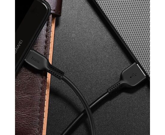  Кабель USB HOCO X20 Flash USB - Type-C, 3A, 1 м, черный 