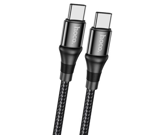  Кабель USB-C HOCO X50 Exquisito Type-C - Type-C, 5A, 1 м, черный 